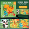 Early Educational Toys Personalized Custom Brain Developmental Games Animal Dinosaur Jigsaw Puzzles Toy for Adult Kids