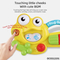 Wholesale Montessori Light Cartoon Music Electronic Keyboard Piano Musical Sensory Touch Baby Bed Bell Toy