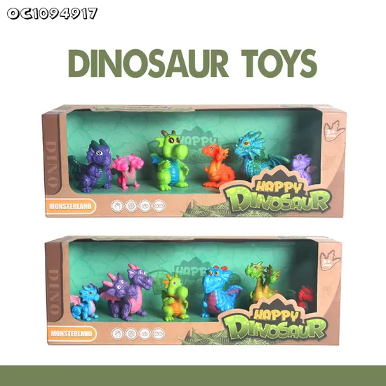 Collectable Simulation Realistic PVC Jurassic Two Head Dinosaur Education Model Toy for Children Plastic Toy Made in China