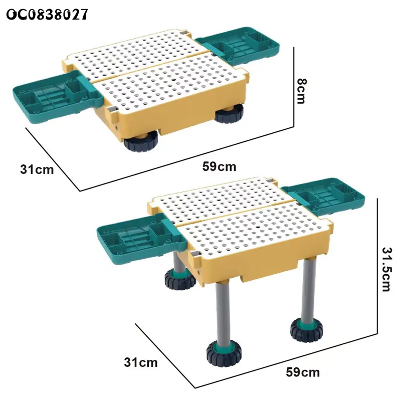 Wholesale Montessori Children's Model Mechanical Plastic Building Blocks Toy