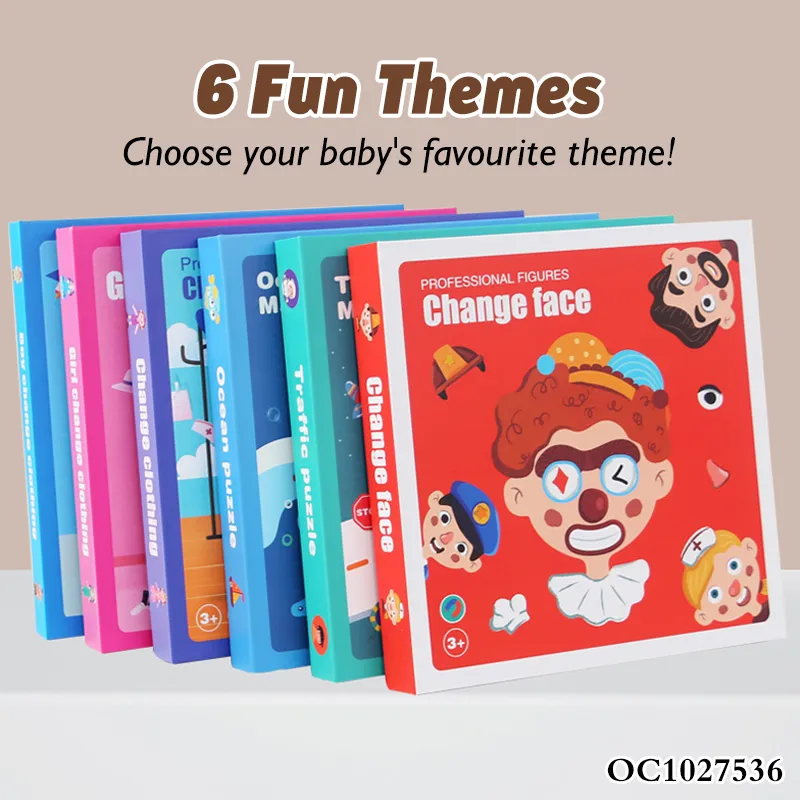 OEM Custom Service Printing Early Learning Preschool Educational Games and Jigsaw Puzzles Toys Toddler Felt Books Toys for Baby Kids