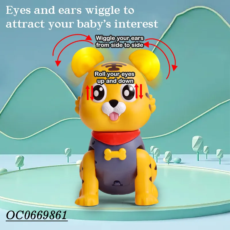 Wholesale Unique Electric Tiger Cartoon Plastic Animal Children Electric Toy with Light and Music