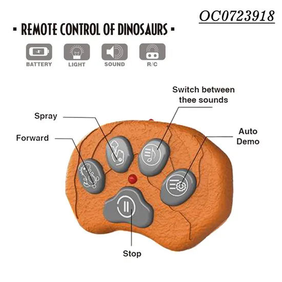 Walking Animal Simulation Small Dinosaur Remote Control Models Toys