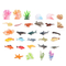 Wholesale Montessori Educational Popular Silicone Rubber Sea Animals Models Toys for Kids