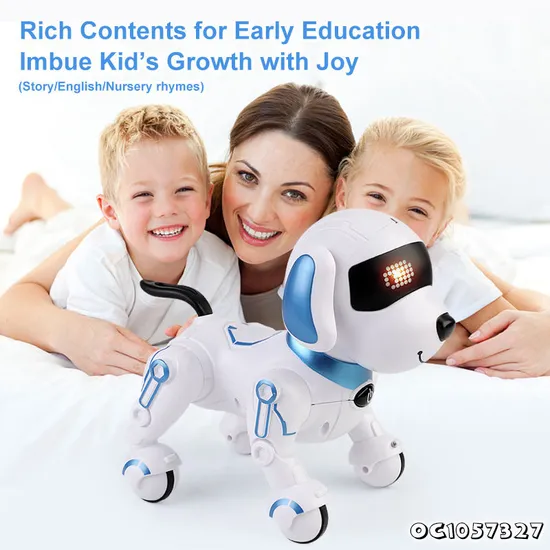 Wholesale Smart Plastic Educational Interactive Remote Control Robot Intelligent Model Ai Pet Toy Dog for Kids
