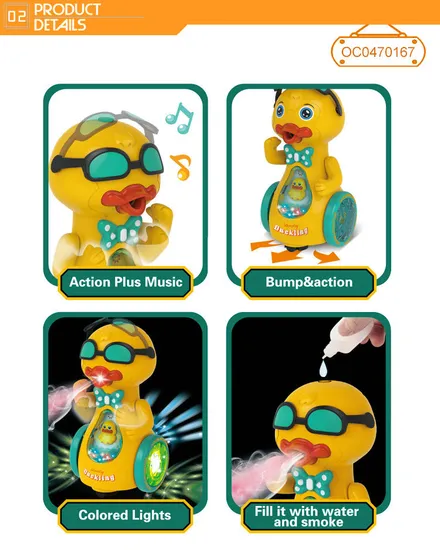 Wholesale Electric Plastic Popular Battery Operated Cartoon Animal Toys for Kids