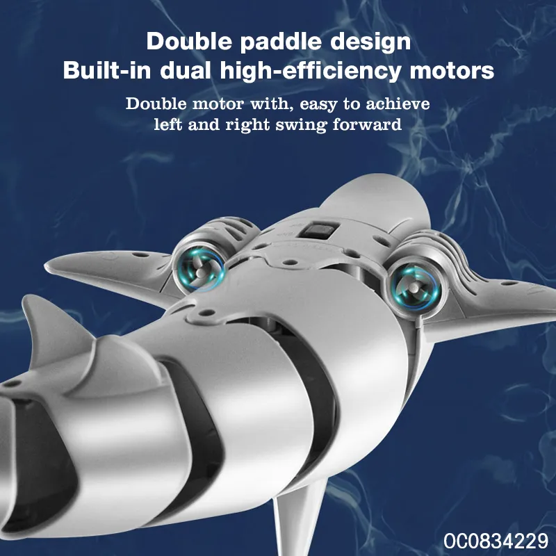 Wholesale Plastic Battery Operated Plastic Animal Shark Toy for Kids