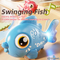 Wholesale Plastic Electric Popular Lighted up Baby Sensory Battery Operated Animal Toys Fish for Baby