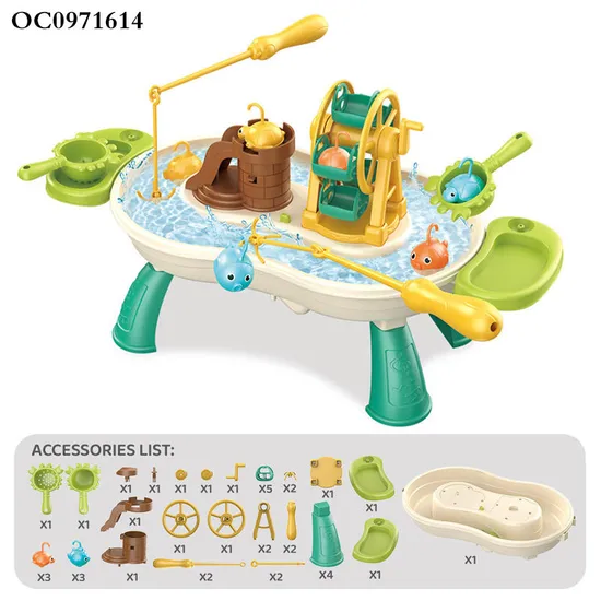Wholesale Montessori Plastic Toy Magnetic Fish Table Game