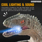 Movable Joint Velociraptor Toy Movable Head Animatronic Walking Dinosaur Anima RC Simulation Remote Control Toys for Kids
