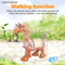Wholesale Montessori Educational Sensory Deer Cute Plastic Animal Toys with Musical Electric Moving Dancing