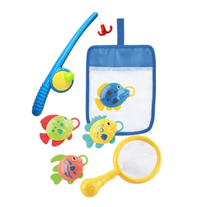 Wholesale Montessori Magnetic Realistic Plastic Fishing Toys Bath Game DIY Kit Baby Water Game