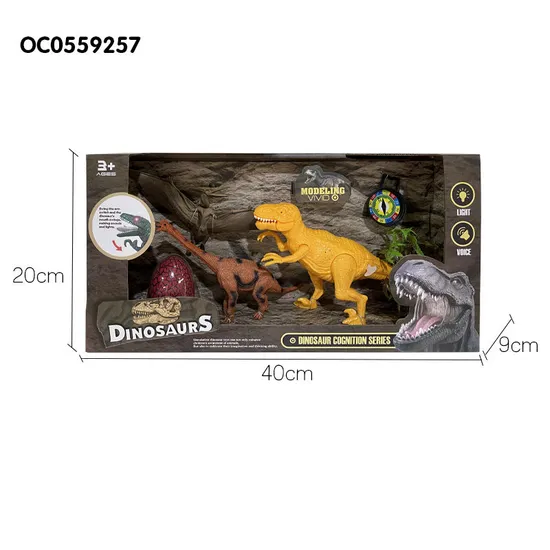 Musical Sounds Animal Toys PVC Dinosaur Figures Toys for Children