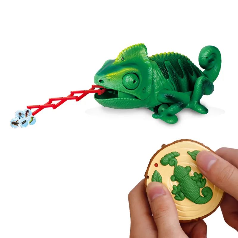 Wholesale Funny Kids Remote Control Tongues Lizard Animal Model Plastic Children Toy