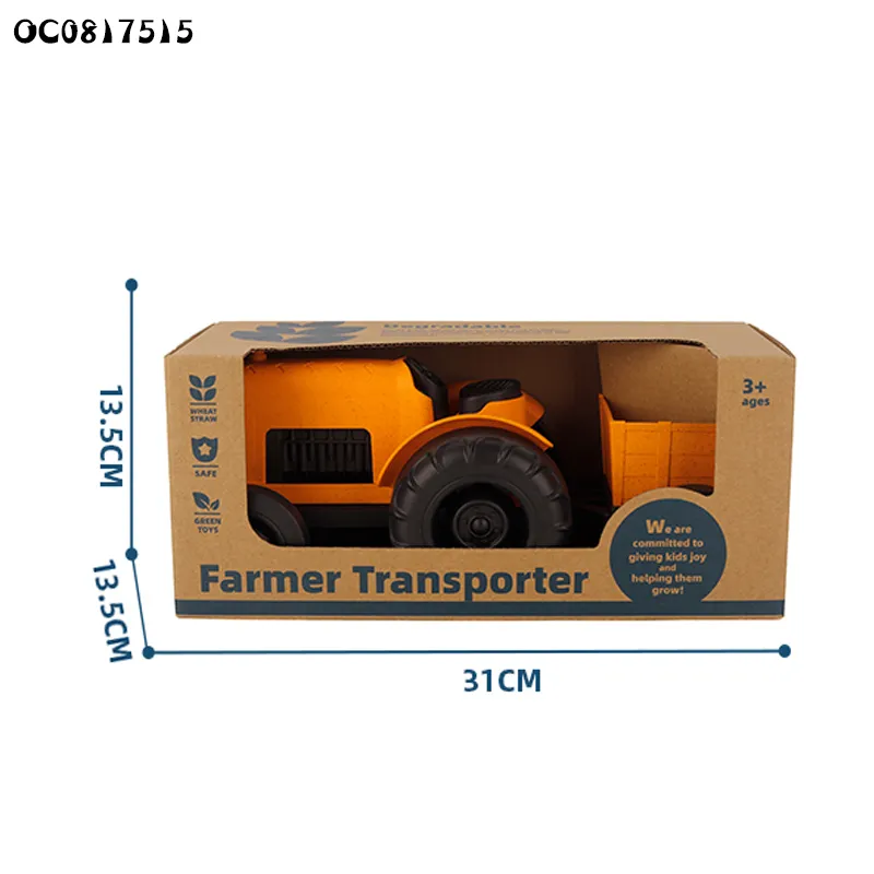 Wholesale Freewheel Water Summer Beach Sand Children Small Farm Trucks Plastic Outdoor Toys