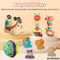 Squishy Mini Rubber Animals Bath Toys Baby Hanging Noise Maker Hand Bell Rattle Toy for Newborn Crib Toys Car Hanging