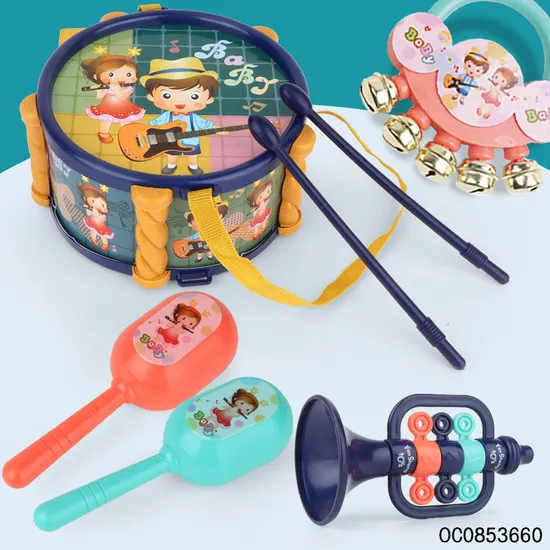 Toy Gifts Hand Bells Rattle-Drum Musical Instrument Rattles Other Baby Toys