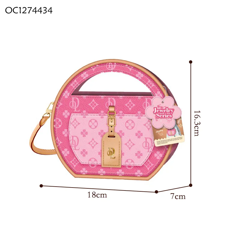 Wholesale Role Play Portable Cosmetic Makeup Children Beauty Girls Cute Backpack Make up Educational Toy
