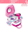 Wholesale Beauty 2 in 1 Electric Trolley Case Makeup Set Mini Cosmetic Toy for Girls Kids