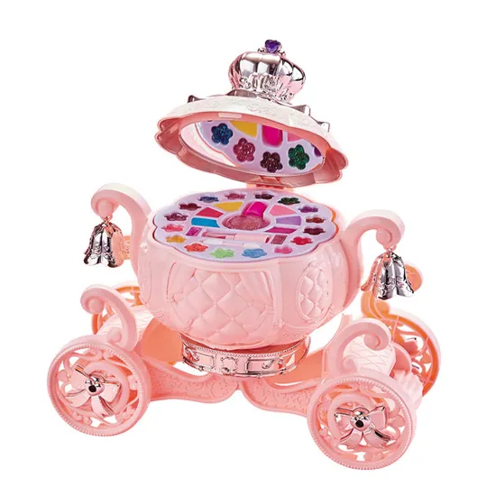 Wholesale Nail Art Gel Polish Girls Make up Beauty Box Fashion Portable Makeup Toys for Kids