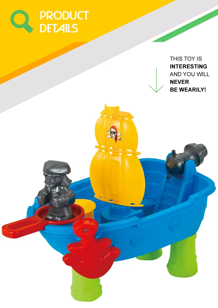 Wholesale Water Plastic Outdoor Equipment Boats Friendly Summer Beach Sand Toy for Kids