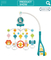 Sensory Baby Bed Crib Musical Mobile with Hanging Rattle Toy