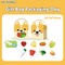 Wholesale Kitchen Pretend Food Cook Funny Plastic Cutting Vegetable and Fruit Cognitive Educational Learning Toys