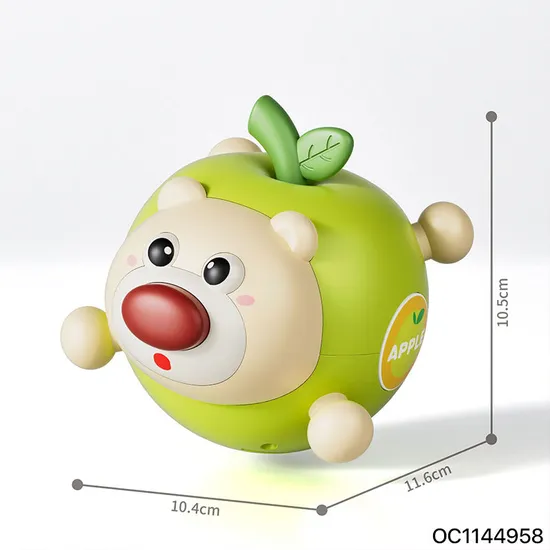 Wholesale Montessori Baby Toyplastic Cartoon Music Animal Sensory Baby Rattles Teether Toy