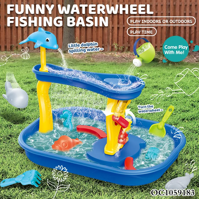 Wholesale Plastic Sea Animals Molds Pool Water Play Center Fun Beach Sand Table Plastic Outdoor Toys