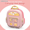 Wholesale Plastic Pretend Play Pink Vegetable Fruit Food Kitchen Cooking Unboxing Toys for Kids