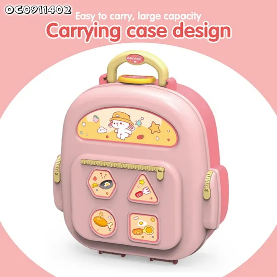 Wholesale Plastic Pretend Play Pink Vegetable Fruit Food Kitchen Cooking Unboxing Toys for Kids