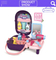 Wholesale Princess Fashion Beauty Cosmetic Portable Make up Box Kid Toys for Girl