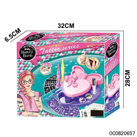 Wholesale Stickers Children Kids Children Makeup Set Beauty Fashion Toys for Girls