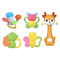 Wholesale Silicone Soft Baby Montessori Giraffe Rattle Sensory Toys Baby Teether