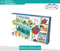 Wholesale Montessori Educational Plastic Animal Building Block Table Toy for Kids
