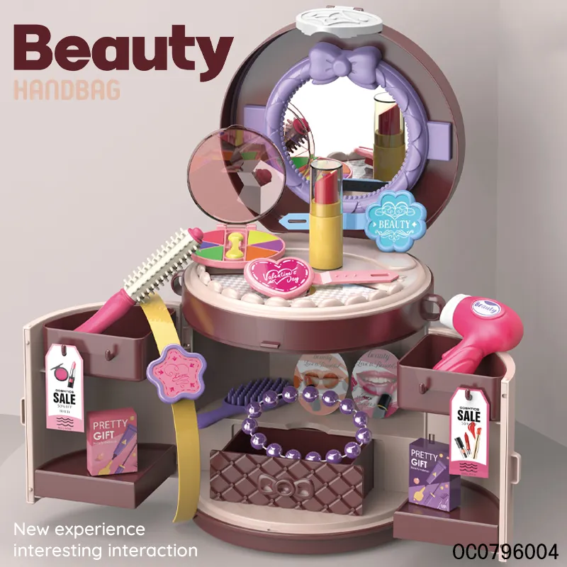 Wholesale Girls Princess Cosmetic Make up Box Set Makeup Kit Beauty Fashion Toys for Girls Kids