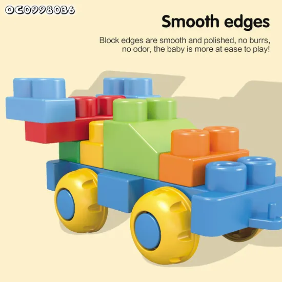 Wholesale Montessori Education Plastic Blocks Building Popular DIY Toys