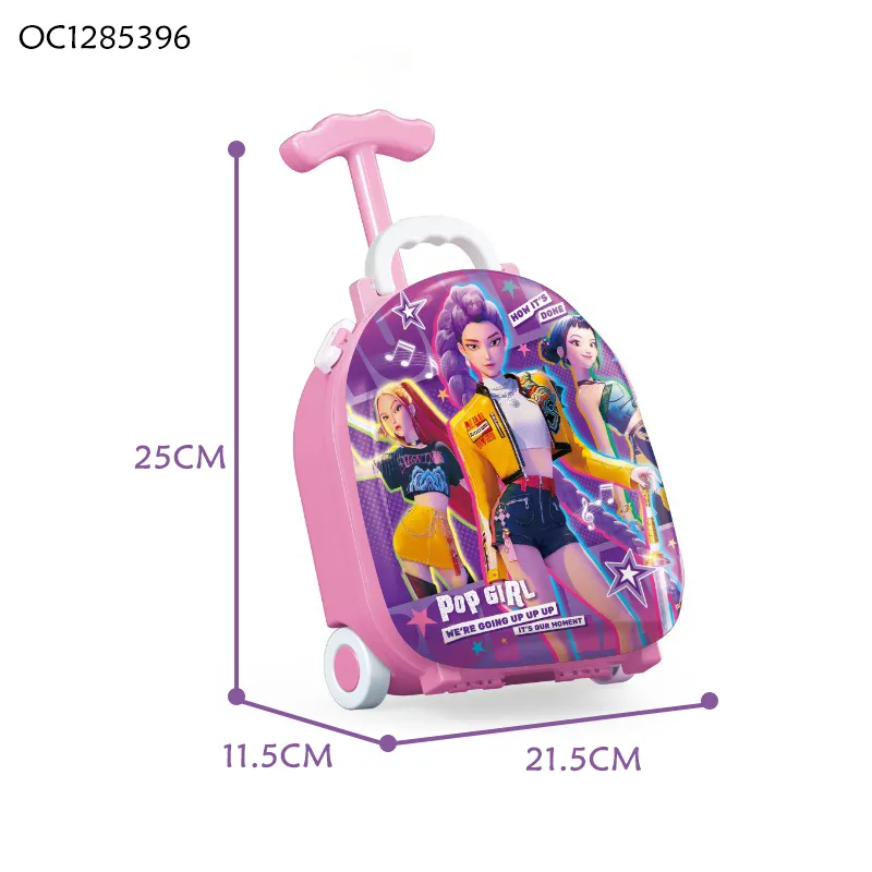 Wholesale Mirror Dresser Children Make up Pretend Beauty Kit Fashion Product Kids Makeup Nail Set Toys for Girl