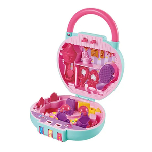 Wholesale Kids Portable Makeup Sets Cosmetics Girls Pretend Make up Hand Bag Play Set Toy