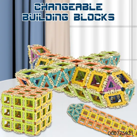Wholesale Educational Montessori 850PCS Plastic Dly Building Block Toy for Kids
