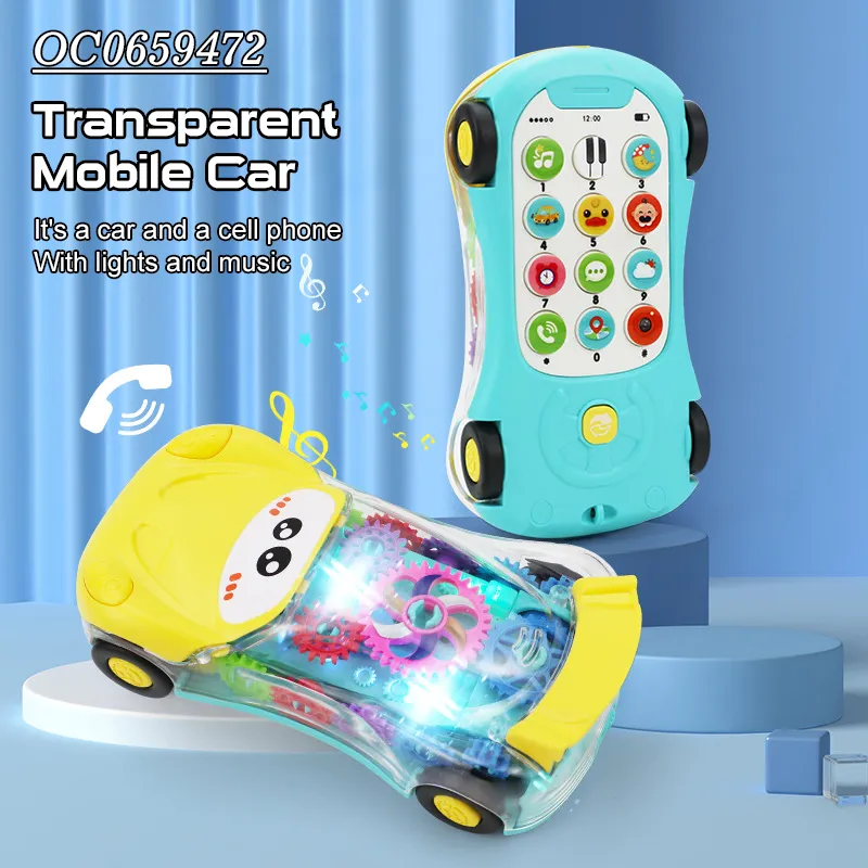 Montessori Toy Sensorial New Baby Mobile Phone Toy Hand Rattle Toy