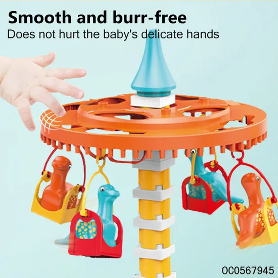 Wholesale Educational Montessori Dinosaur Small Plastic Building Blocks Popular DIY Toys