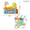 Good Quality Electronic Cash Register Supermarket Bill Counter Toy with Pretend Plastic Shopping Cart Fruit Vegetable Simulation