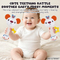 Wholesale Educational Lovely Funny Cute Shaking Hand Bells Soft Teether Rattles Educational Soothing Toy