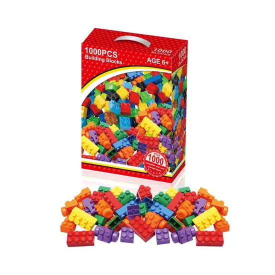 Wholesale Educational Montessori Colorful 3D DIY Mini Puzzle Building Block Bricks Set Toy for Kids