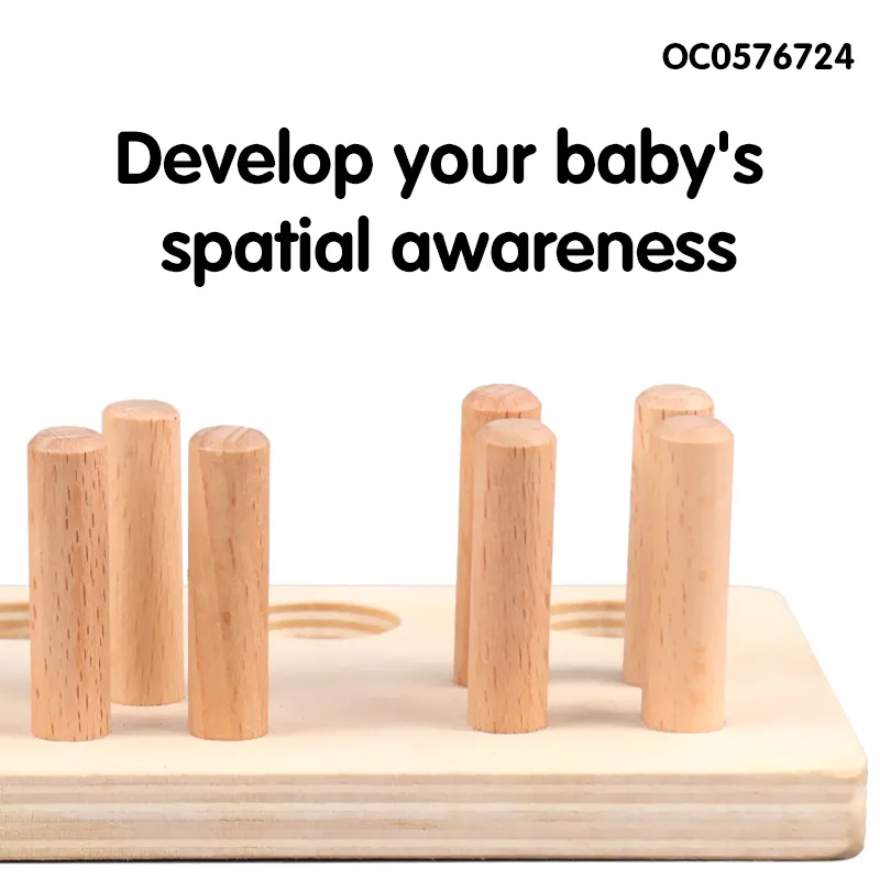 Wholesale Popular DIY Learning Educational Sensorial Montessori Materials Wooden Magnetic Toy for Kids