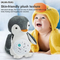 Wholesale Walking Singing Educational Customized Plush Sensory Baby Penguin Animal Toy with Light Music