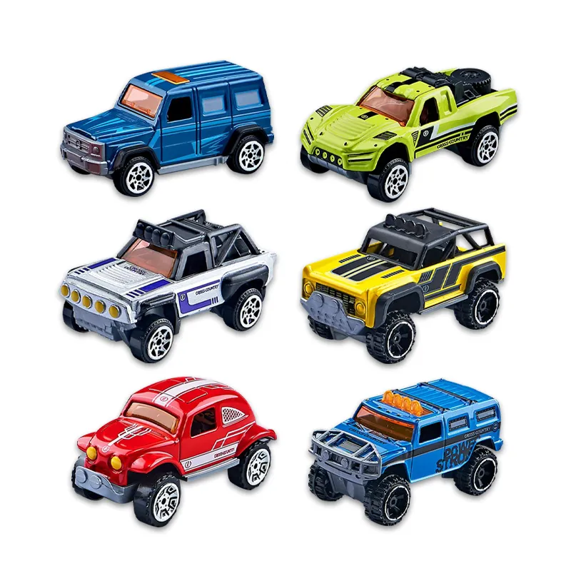 Wholesale off Road Antiques Alloy Model Racing Mini Metal Car 1: 64 Scale Toy for Kids