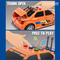Wholesale Kids Baby Friction Racing Small Car Model Toys Model for Children with Light Sound