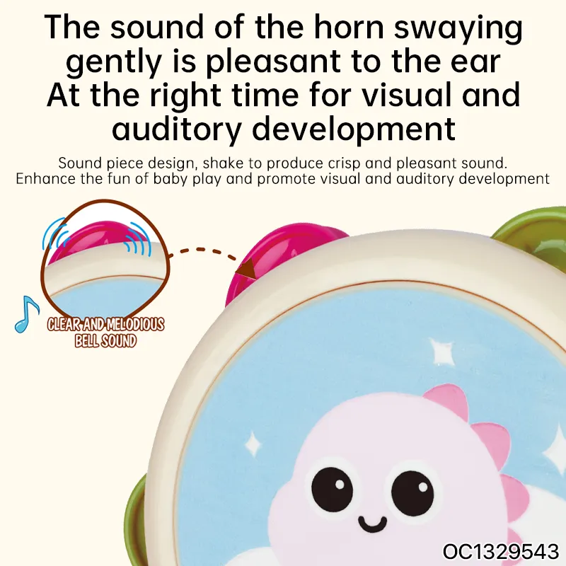 Wholesale Children Educational Rattle Montessori Toys Musical Hand Drum